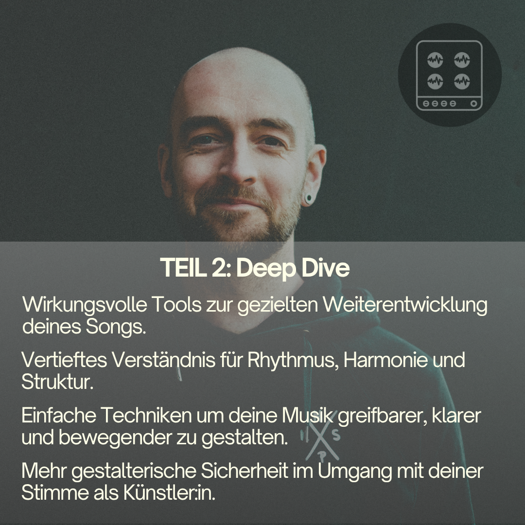 September, Teil 1: Songwriting Workshop mit Dave McKendry